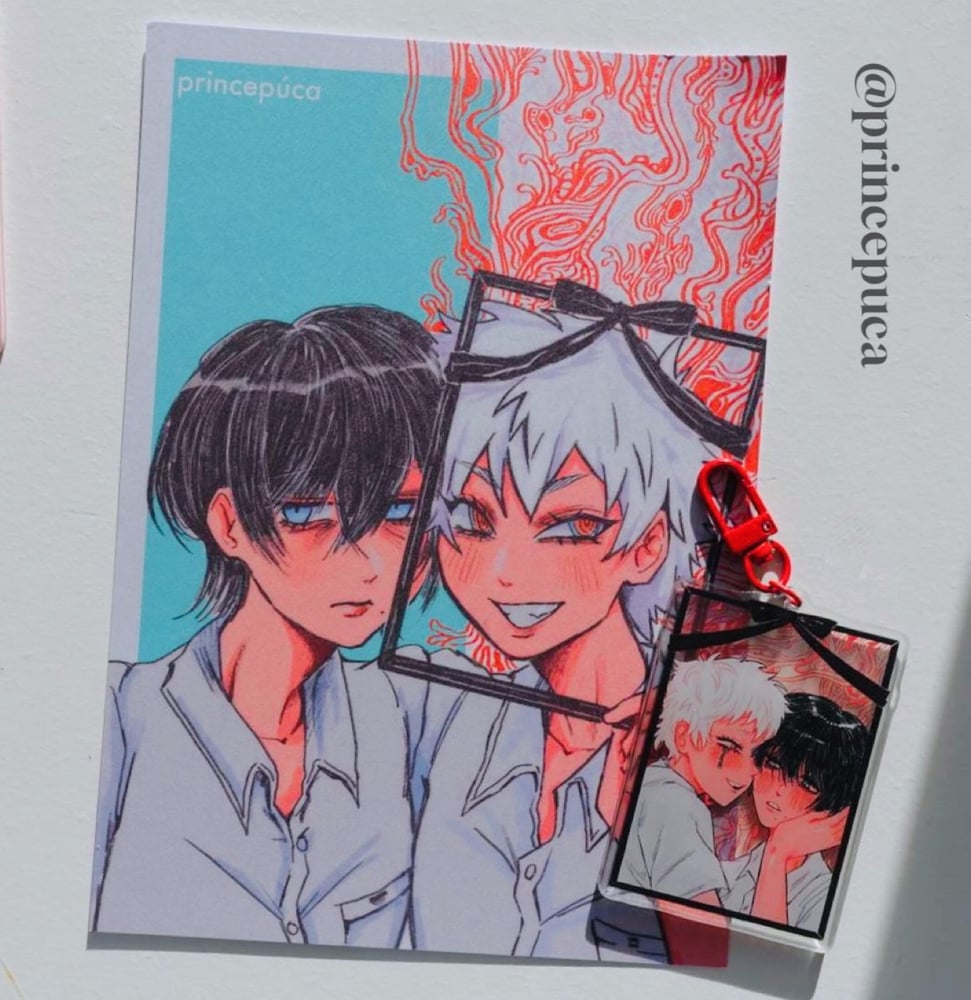 Image of The Summer Hikaru Died A5 Art Print & Acrylic Charm 