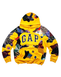 Image 1 of GAP Golden Batik Chaos Reworked Hoodie Size M