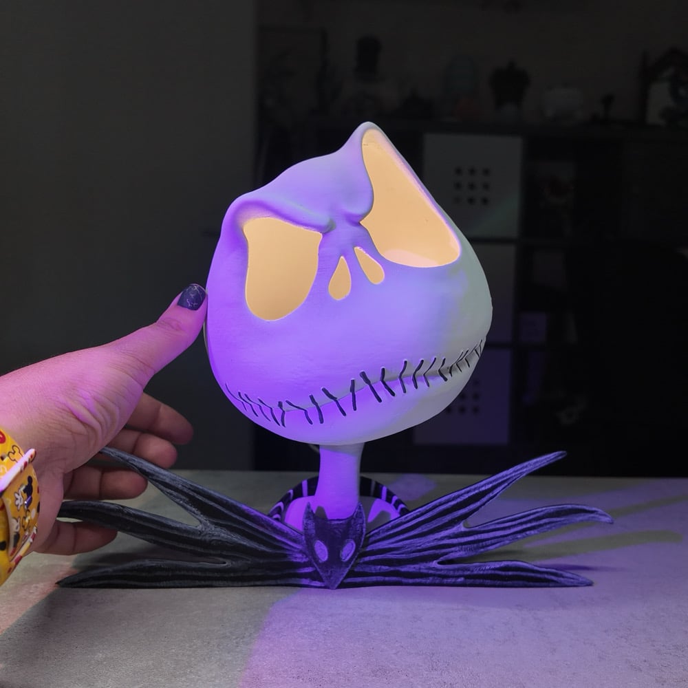 Image of Jack Skellington Lamp PRE ORDER ( ship in january)