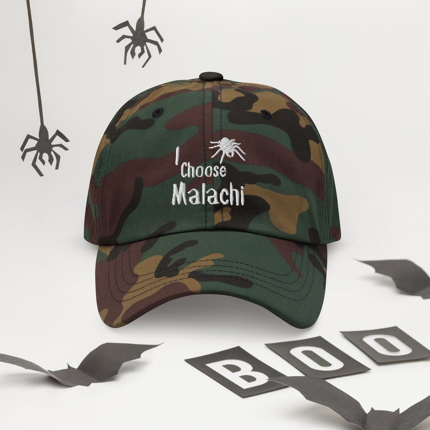 Image of Officially Licensed little stranger I choose Malachi embroidery baseball cap