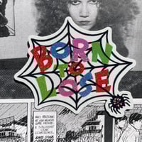 BORN 2 LOSE GLITTER STICKER