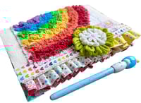 Image 2 of Shaggy Rainbow Journal + Pen {set A}