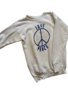 1960s LOVE/PEACE raglan sweatshirt