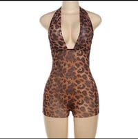 Image 1 of 1 Piece cheetah Romper