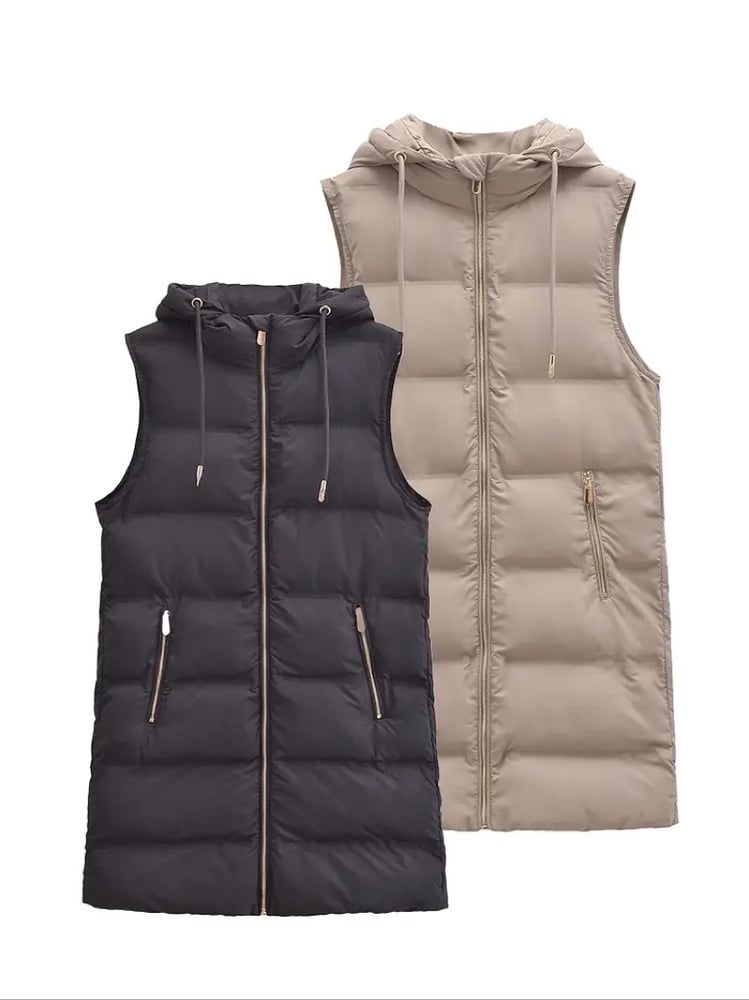 Image of ‘Vienna’ Long Line Gilet 