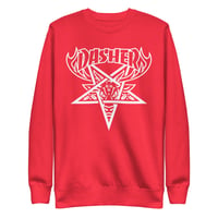 Image 1 of DASHERGRAM Unisex Premium Sweatshirt RED