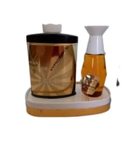 Image 3 of Vintage Max Factor Gift Set Hypnotique Talc & Perfume Boxed Unused Rare 1950s