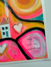 You are my sunshine. Original painting on paper.