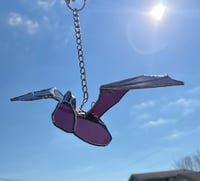 Image 2 of 3D bat - deep purple 