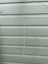Image 2 of Pink & Silver Spiral Sun Catcher