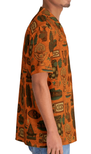 Image of SM-5XL 2026 L.E. Polynesian Resort Inspired Aloha Shirt