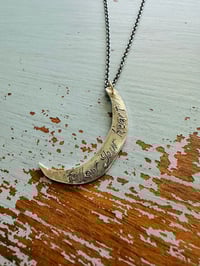 Image 5 of sterling moon with follow your heart inscription