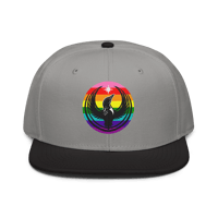 Image 8 of Pride Rebel Loon Snapback Hat