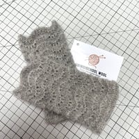 Image 3 of Grey Lace Wrist Warmers