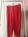 AMERICAN EAGLE TRACK PANT RED