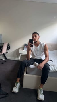 Image 2 of White Box Logo Tank Top