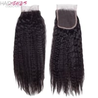 Hair Snob Raw Free Part Kinky Straight 4x4 / 5x5 HD Lace Closure