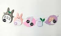 Image 5 of Personalized Forest Spirit Totoro Cake Topper Table Centerpiece. Totoro Party Decor