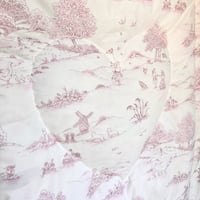 Image 4 of Vintage Laura Ashley Pink Children's Toile Mini Eiderdown £210