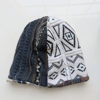 Image 2 of Upcycled Reversible Beanie Cotton Blend 40