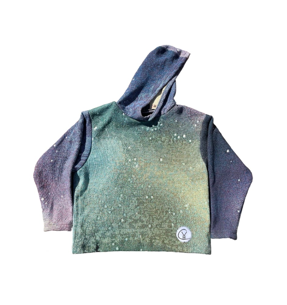 Image of Night Skyline Tapestry Hoodie