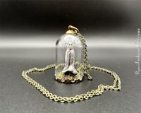 Image of No Feet Ghost Glass Dome Necklace