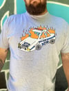 NYPD Burning Car T-Shirt