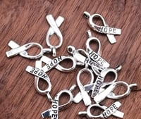 Image 1 of Hope Charm Ribbon Pendant