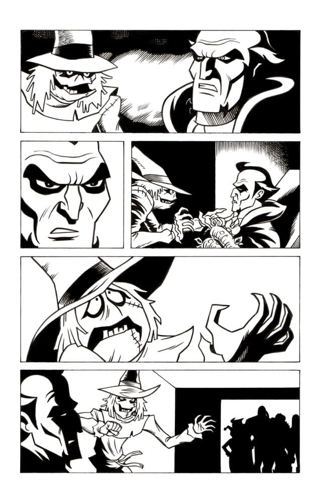 Bootleg Batman Adventures 2: pg. 11 original art