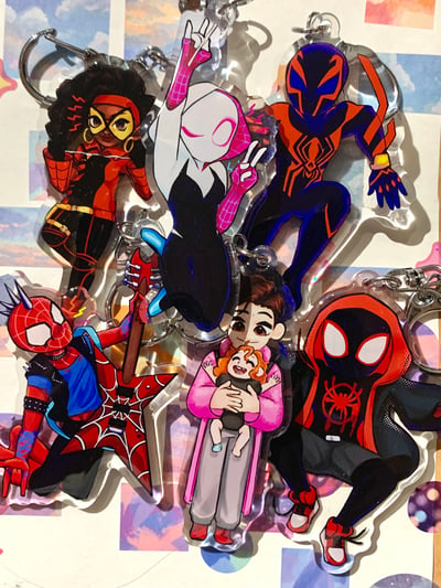 Image of Spiderverse Acrylic Charms