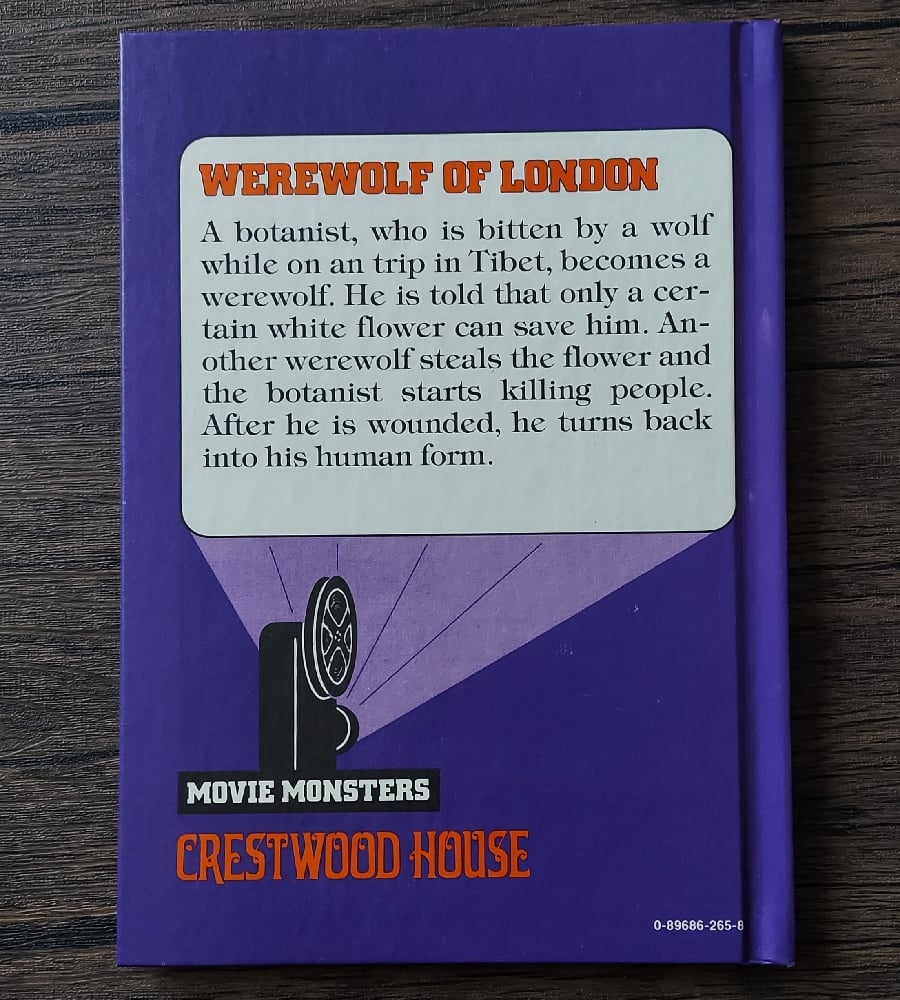 Crestwood House Movie Monsters Books