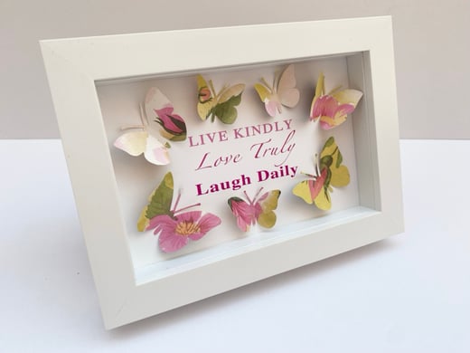April 21st - Live kindly… - Butterfly quote art