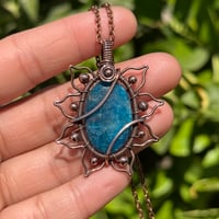 Image 2 of Blue Apatite Sunflower 🌻💙