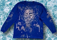 Image 1 of “FLOATING” BLEACH PAINTED LONG SLEEVE T-SHIRT XL