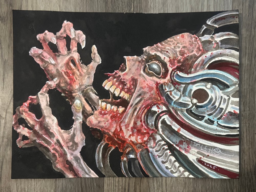 Image of Tim Lehi “Killing Technology” Painting