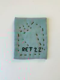 Image 3 of Blues- teeny tiny art quilt 