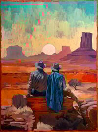 Image 2 of We’ve come to far - 18x24" Acrylic on wood panel