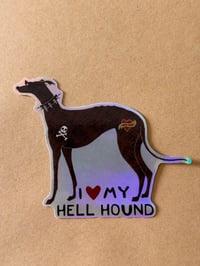 I ❤️ MY HELLHOUND sticker