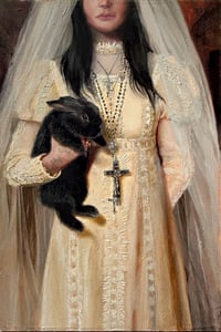 Image 1 of Girl with Hare
