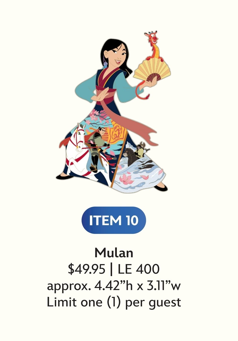 Image of Mulan wdi pin le 400