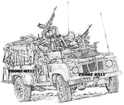 Image of Land Rover WMIK, 7 Rifles, Helmand Province, 2010