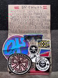 Image 2 of DUANE PETERS TRICK LIST W STICKERS AND SHADES INDY OJ 