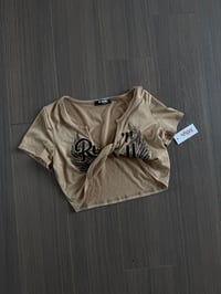 nude crop top (sz med)