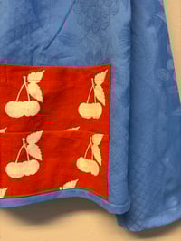 Image 11 of Blue shirt with cherry’s (s)