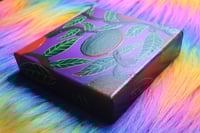 Image 6 of Tropical Mangos on Vines 6x6 Original 🍃