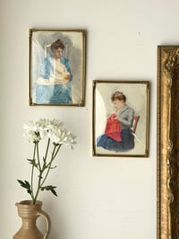 Image 5 of Lot de cadres - aquarelles début XXe