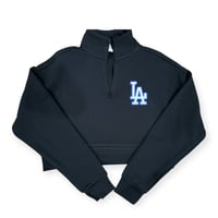 Image 5 of Dodgers Crop Sweater 