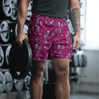 Image 3 of Wildrose Camo Unisex Athletic Shorts