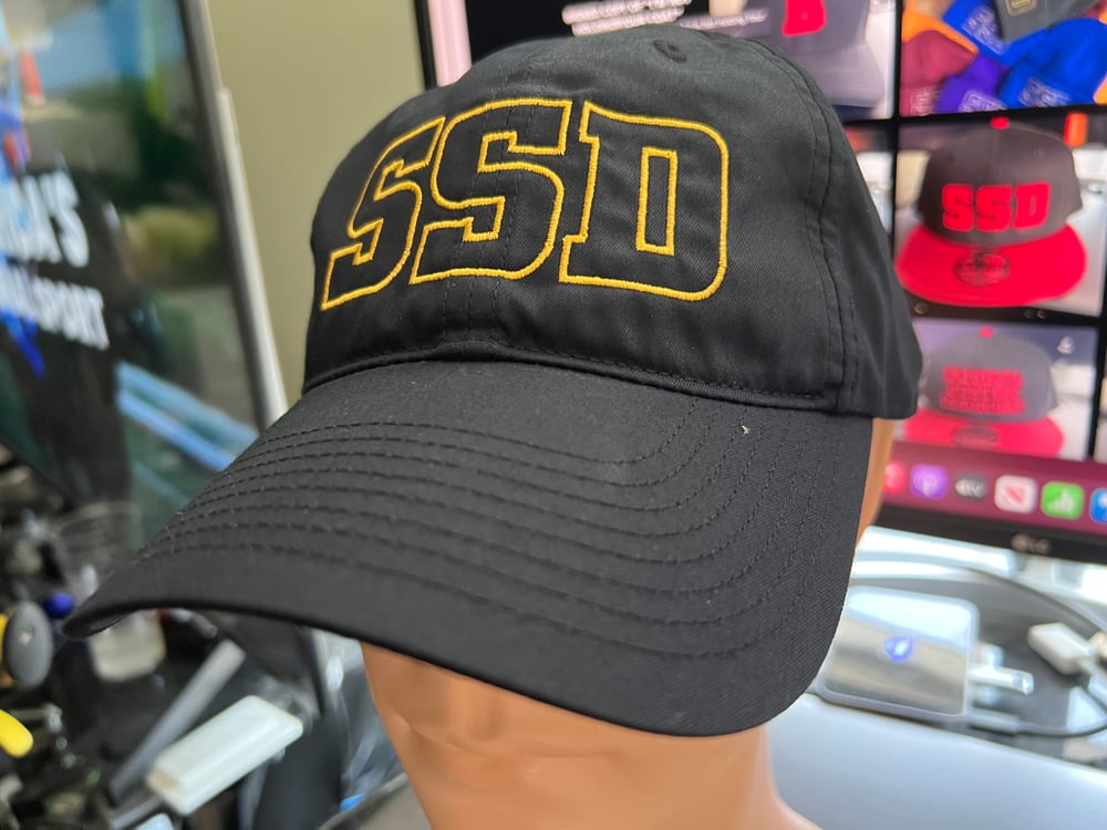 Nike Black Unstructured Twill SSD Outline Logo Hat