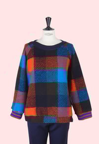 Image 1 of  Pull écossais Bleu